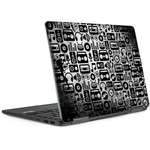 Music Pattern Notebook 9 Pro 13in (2017) Skin